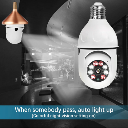 Safe Cam 360 Lightbulb Camera - Top-Rated Lightbulb Security Camera