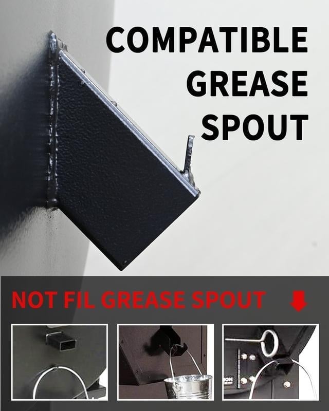 Upgraded Grease Bucket with Secure Lid & Silicone Liner