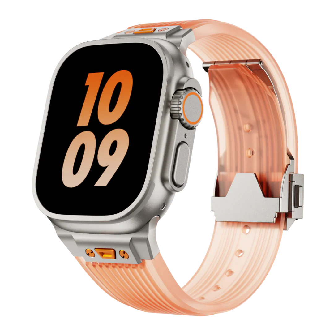 Clear Gel Apple Watch Band