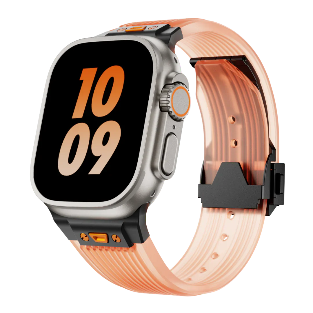 Clear Gel Apple Watch Band