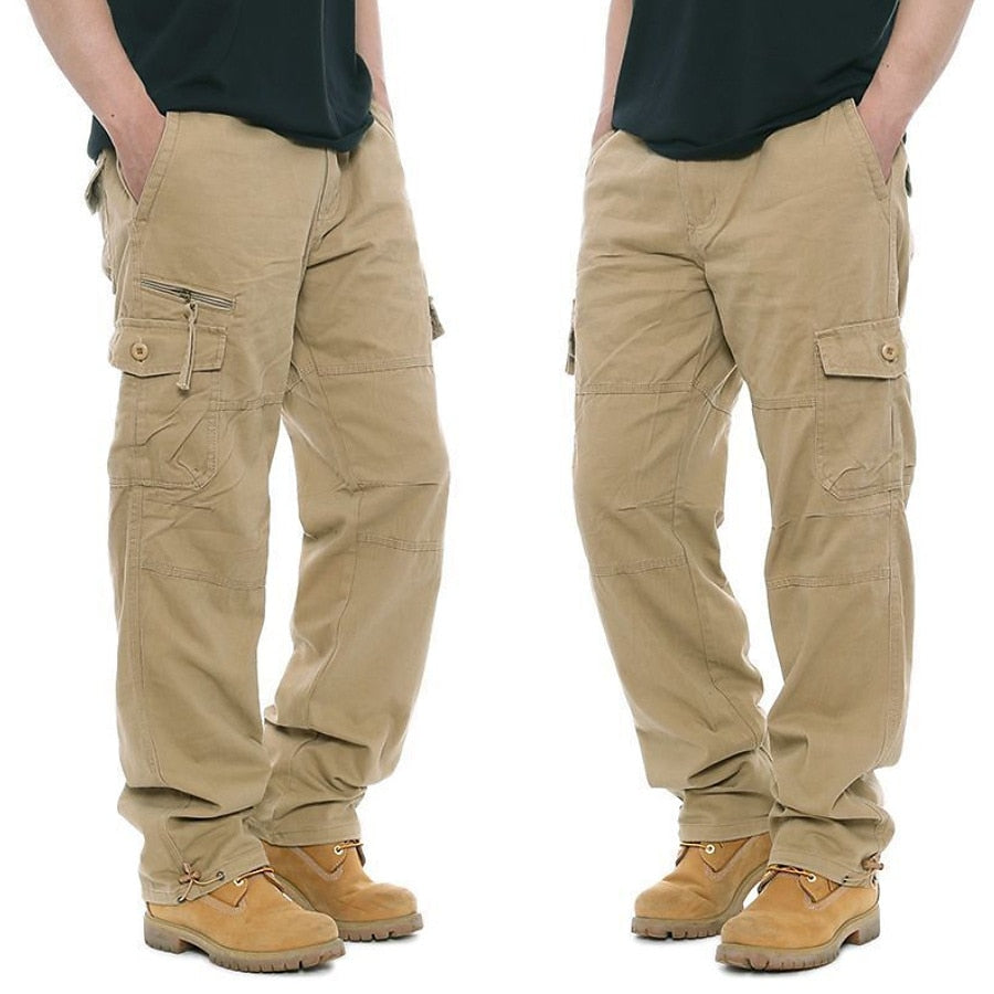 Men's Cargo Pants Hiking Pants Trousers Military Ripstop Breathable Quick Dry Zipper Pocket Pants