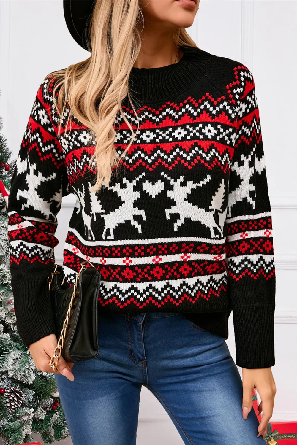Fun Christmas Women's Reindeer Sweater