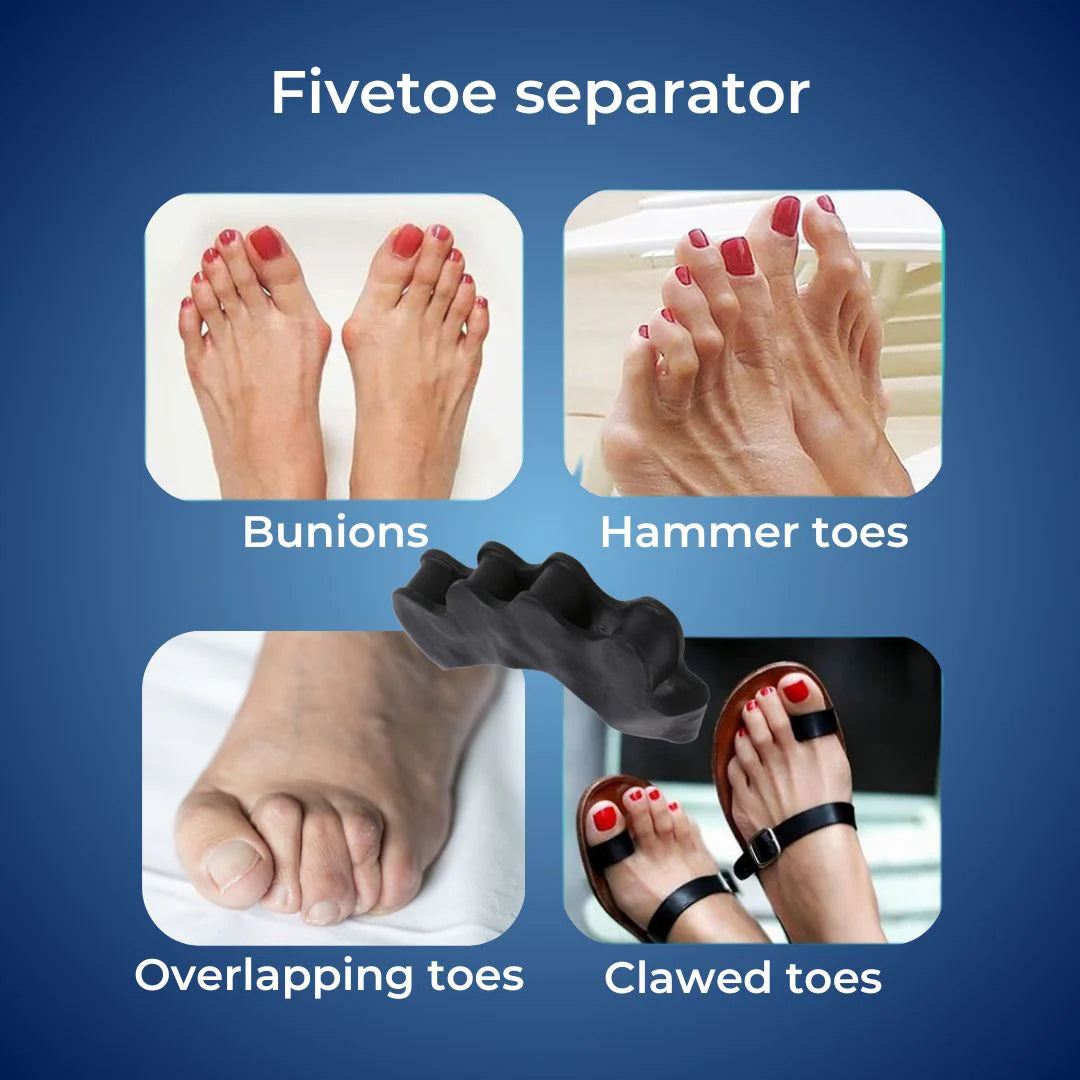Toe Spacer | Toe Realignment and Pain Relief – Ideal for Bunions - Overlapping Toes - and Foot Comfort