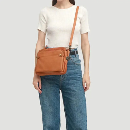 Authentic Leather Cross Body Purse