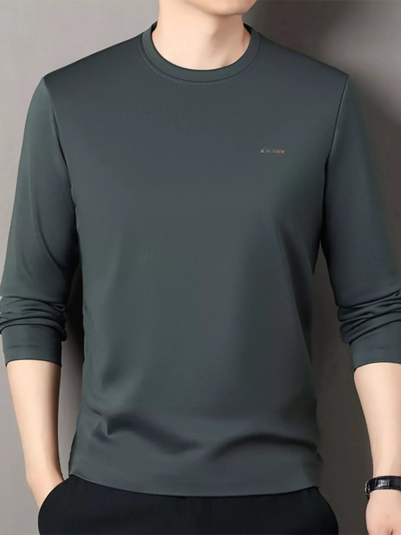 Comfortable Casual Men's Long Tee Shirt