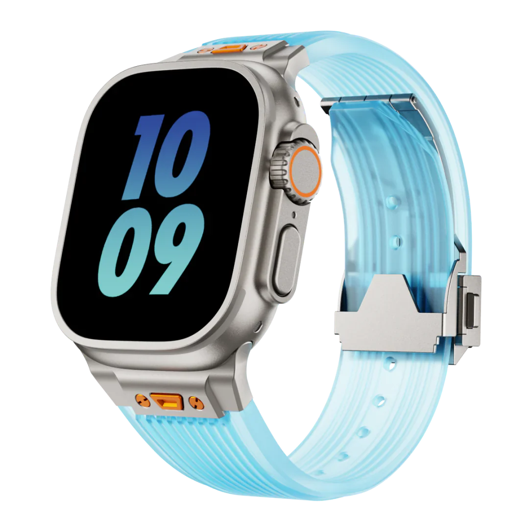 Clear Gel Apple Watch Band