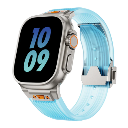 Clear Gel Apple Watch Band