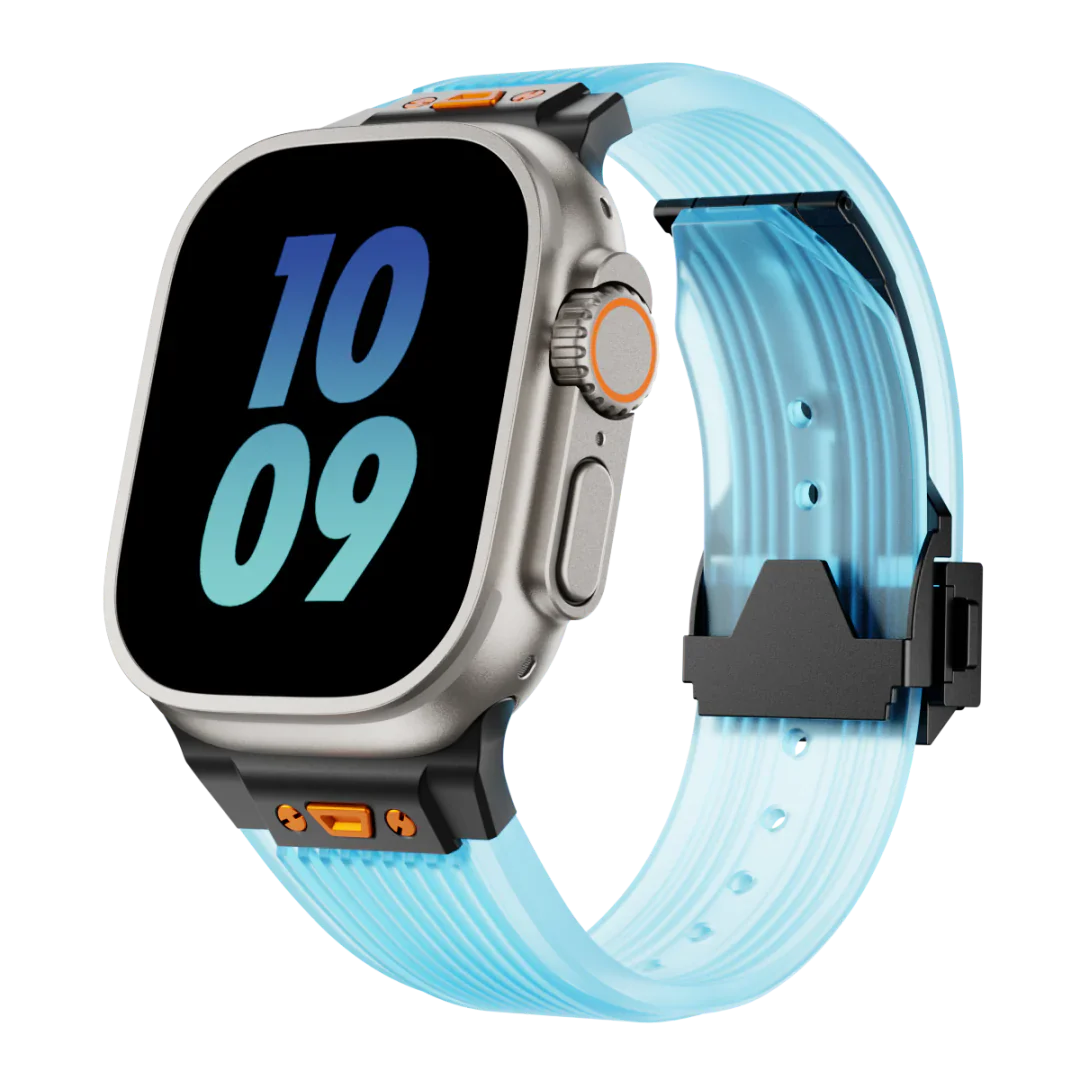 Clear Gel Apple Watch Band