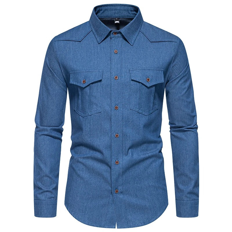 Timeless Fashionable Blue Jeans Shirt