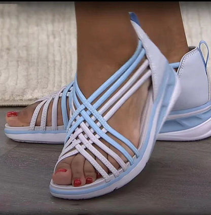 Water-Ready Sporty Step-in Sandal, Orthotic Plantar Fasciitis Arch Support Sandals