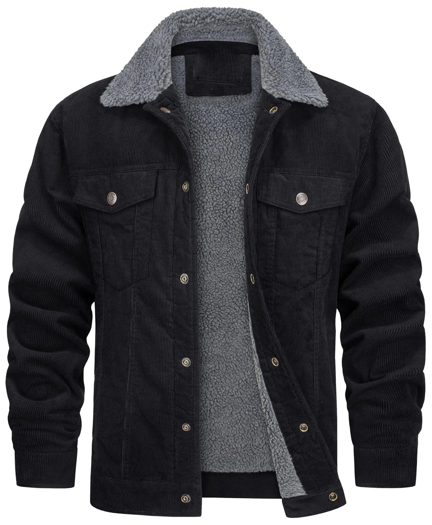 Cozy Fleece Lined Winter Parka Coat - OutfitLondon