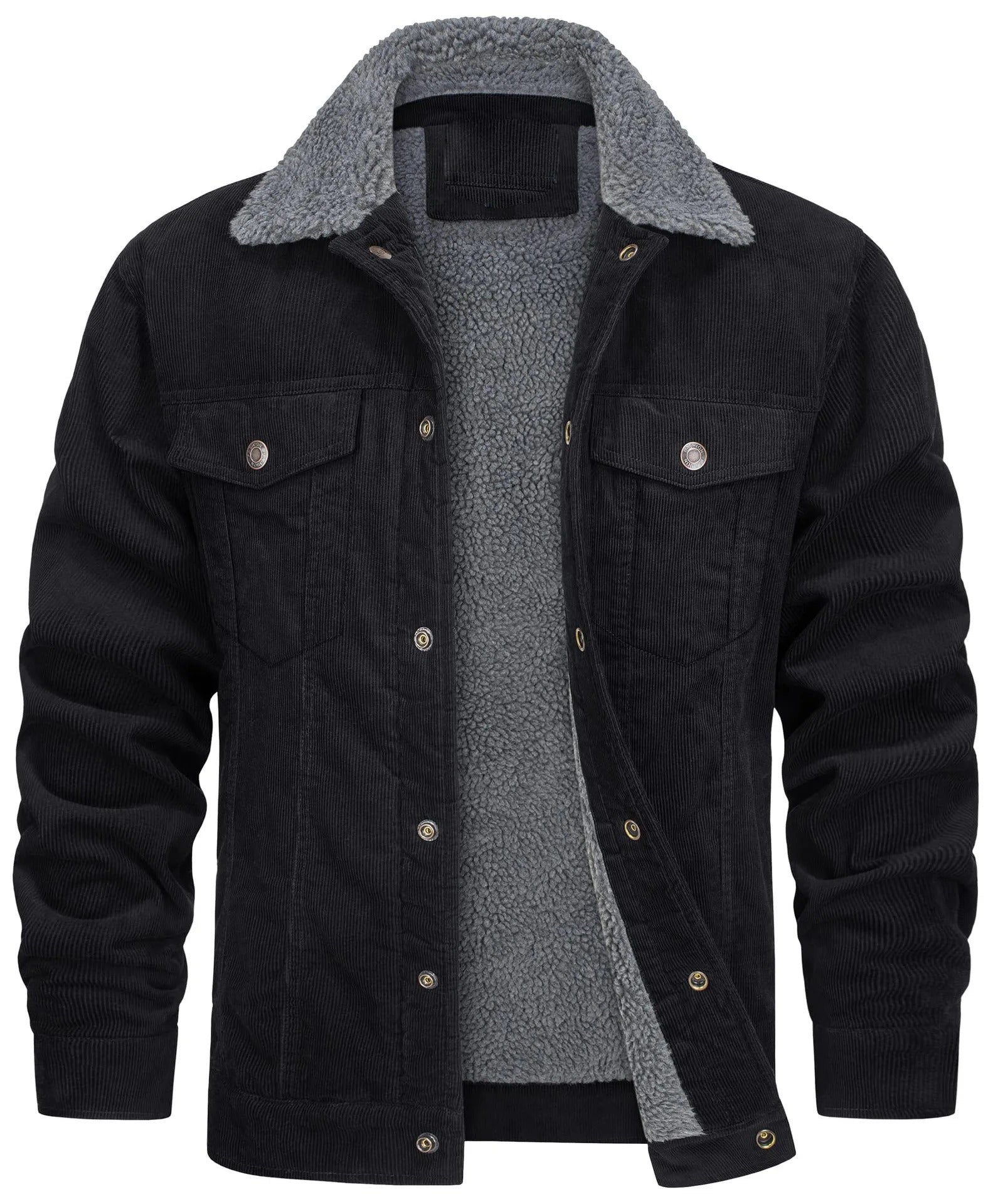 Cozy Fleece Lined Winter Parka Coat - OutfitLondon