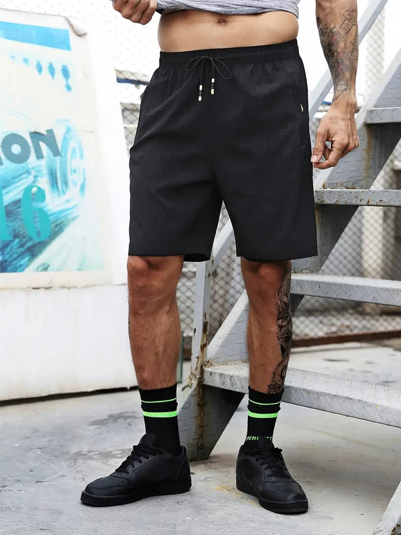 Lightweight Athletic Shorts with Secure Pockets