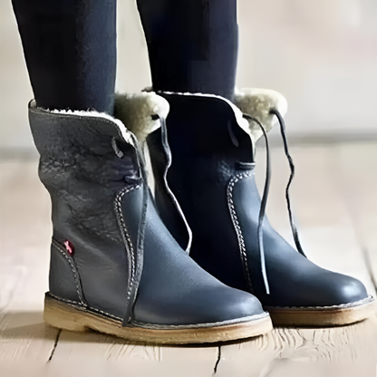 Orthopedic Women Snow Boots| Comfortable Waterproof Mid-Calf Ankle Winter Boots