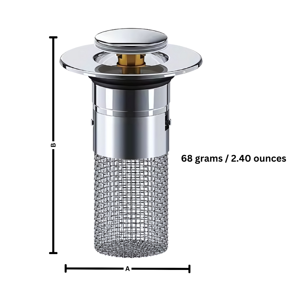 Odor Isolation Pop Up Sink Stopper