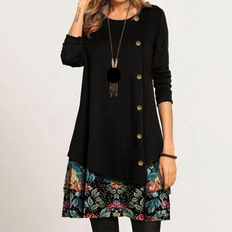 Comfortable Women's Summer Casual Mini Dress Outfit - OutfitLondon