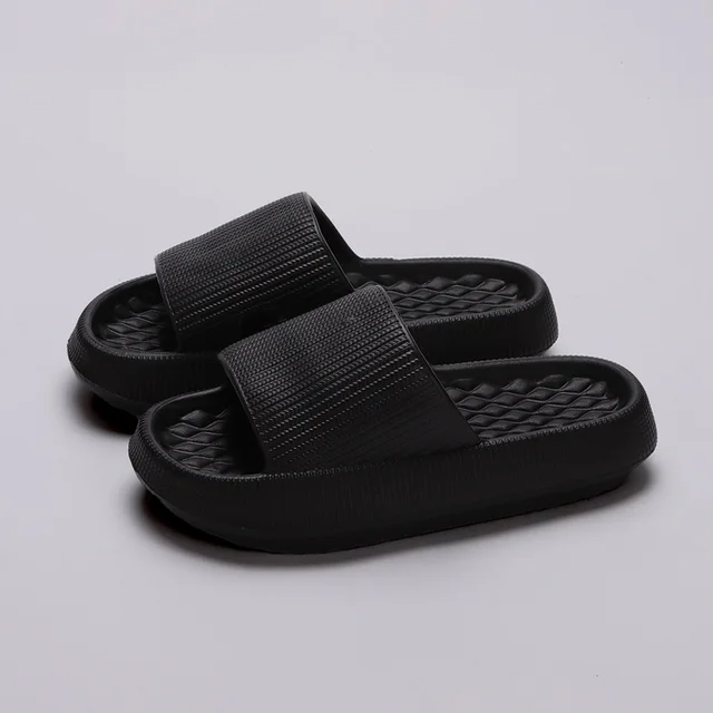 Thick Platform Cloud Slippers Non Slip Soft Sole Pillow Slides