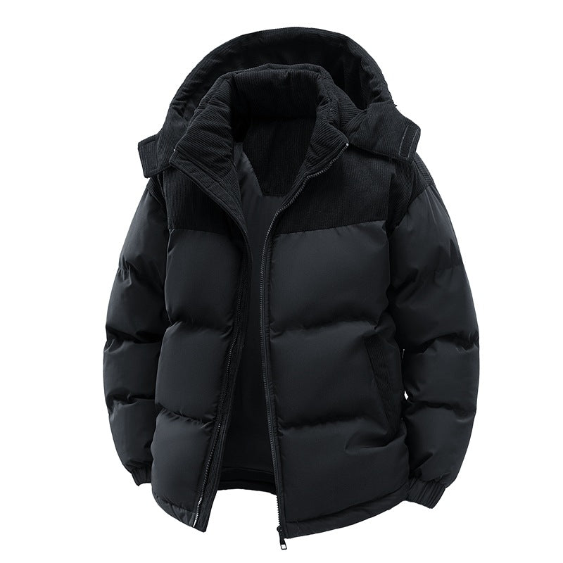 Cozy Ladies Quilted Corduroy Coat