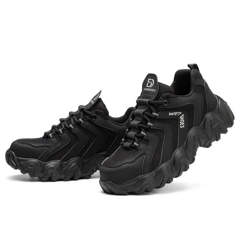 Unisex Orthopedic Shoes Indestructible Solid Sole Reflective Safety Sneakers
