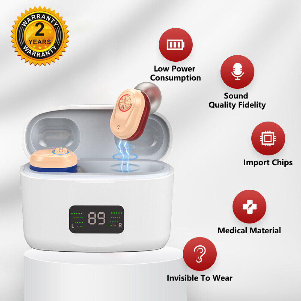 Rechargeable Digital Invisible Hearing Aids
