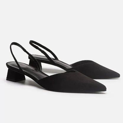 Elegant Women's Sandals with Closed Toe | Low Heel