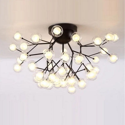 Luxurious Round Crystal Pendant Light