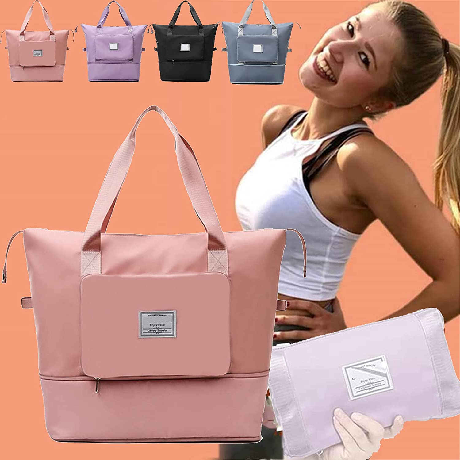 Collapsible Water Resistant Luggage Bag - OutfitLondon