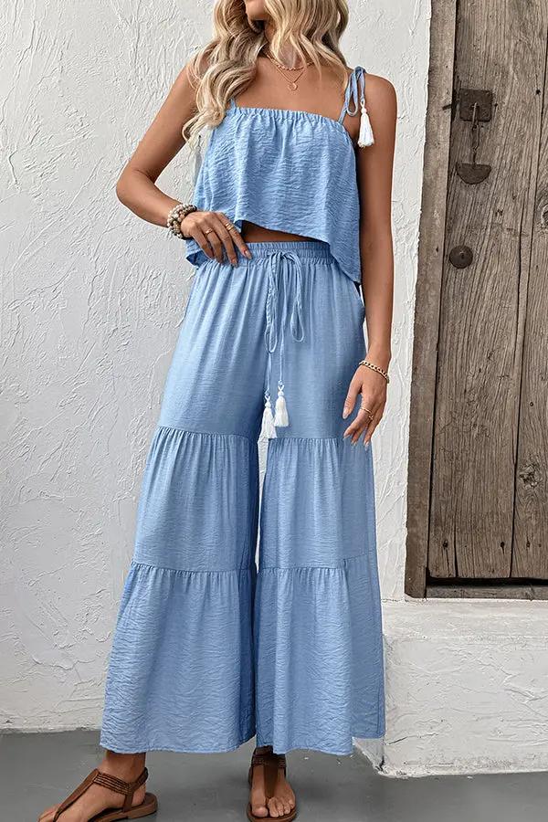 Stylish Simple 2 Piece Outfit Set