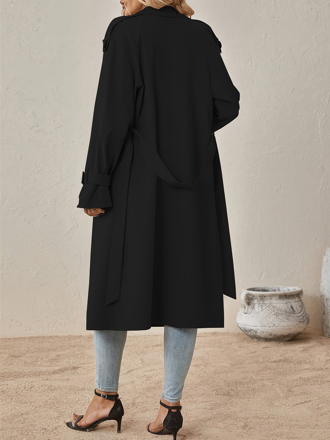 Classic Women's Belted Trench Coat