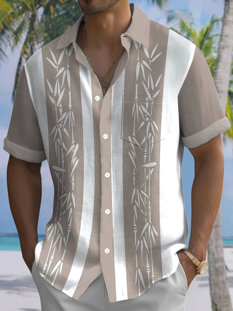 Lightweight Natural Bamboo Men's Tee Shirt
