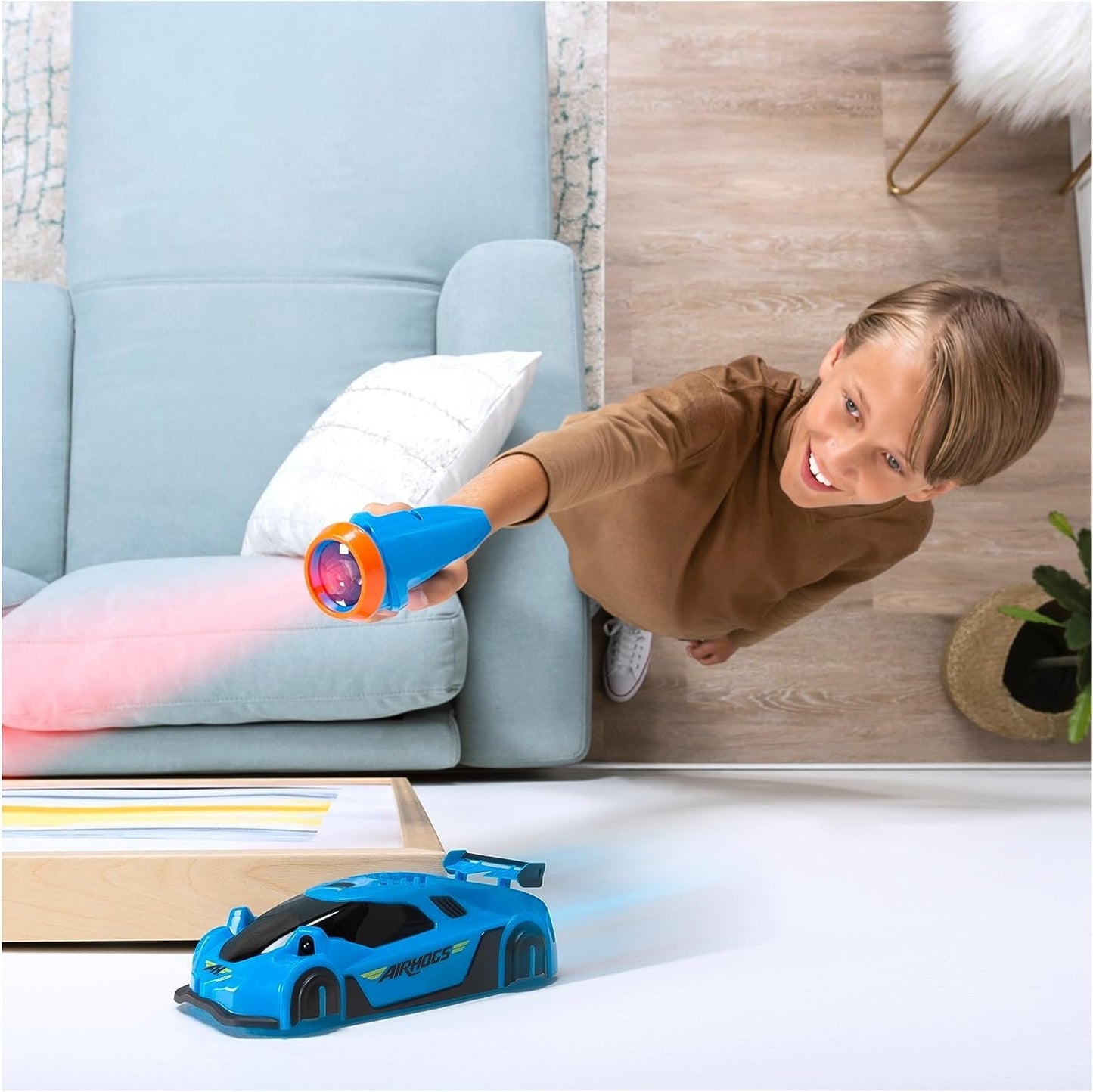 Gravity-Defying Laser RC Car