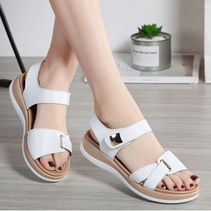 Women's Arch Support Leather Sandals