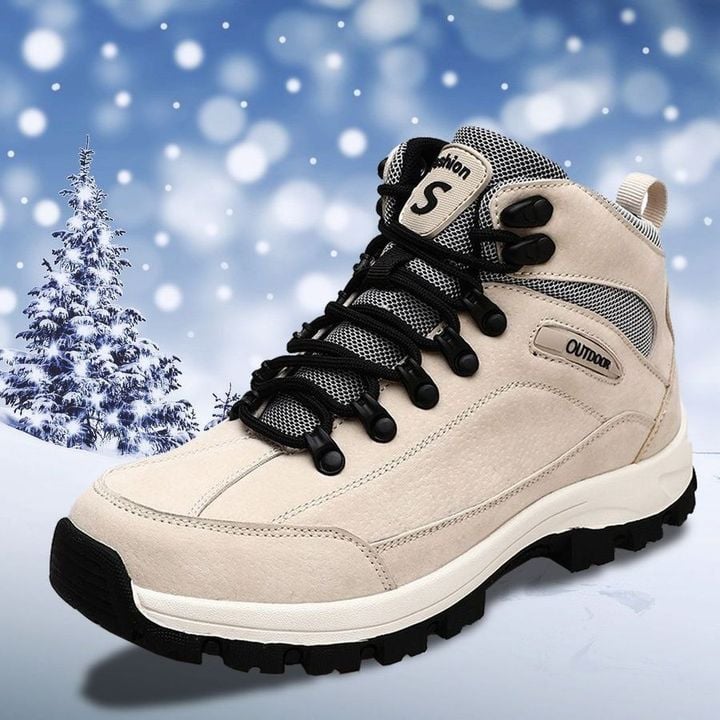 Orthopedic Women Comfortable  Warm Lace Up Hiking Snow Boots