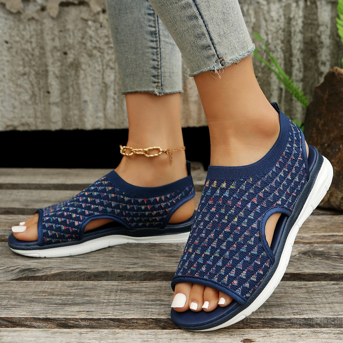 2023 Orthopedic Premium Stretch Slingback Sports Sandals