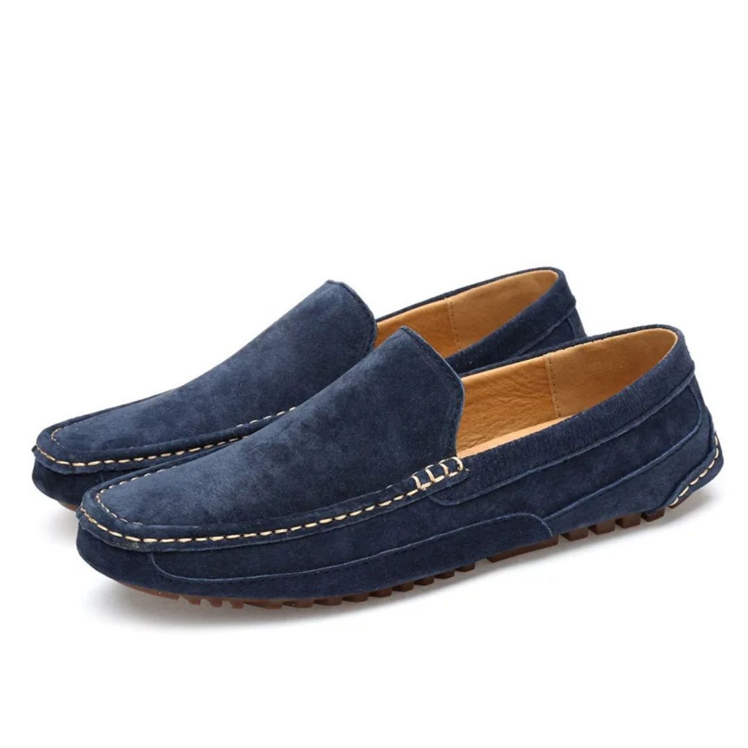 Suede Driving Orthopedic Loafers Men