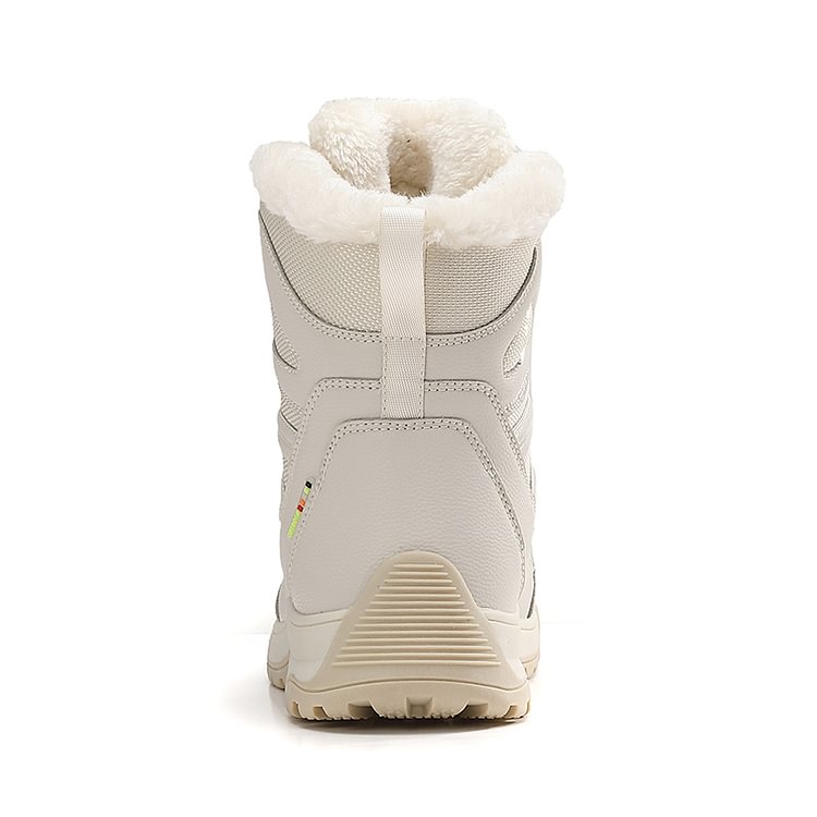 Warm Fuzzy Lace Up Ankle Boots for Women