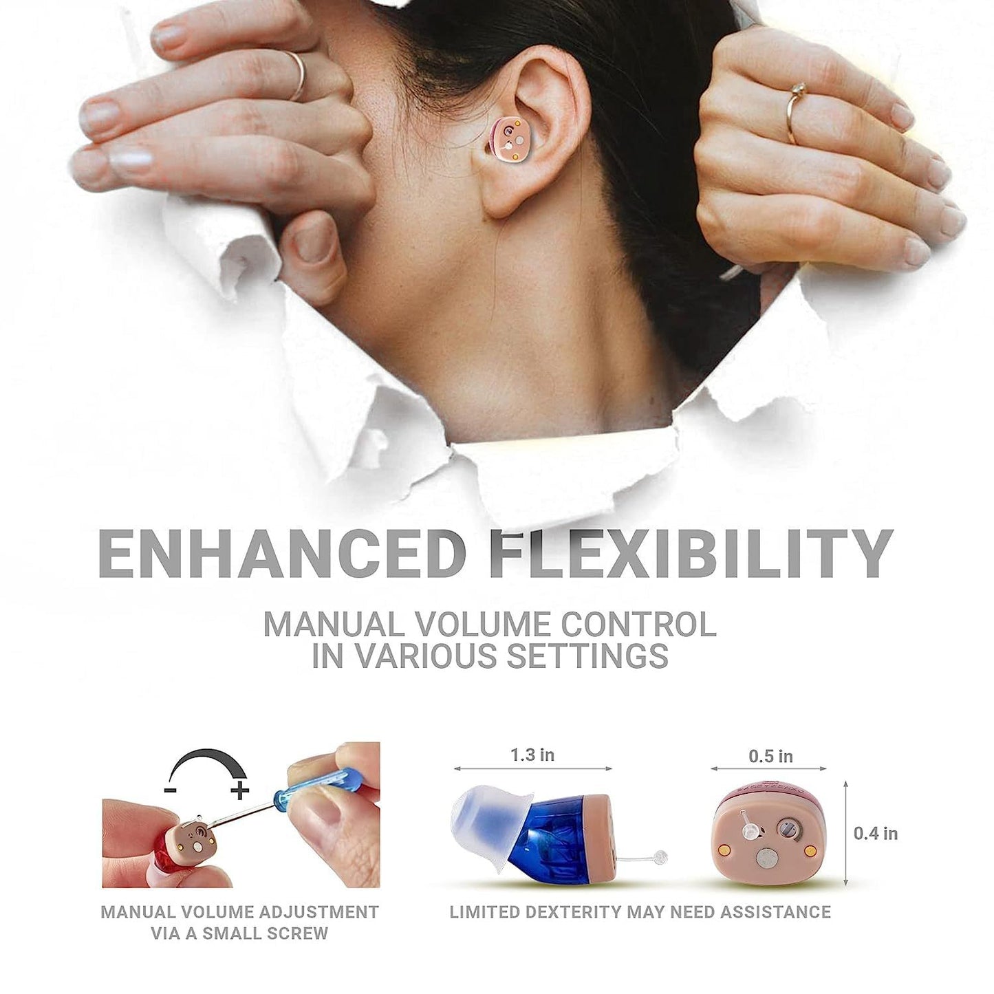 Rechargeable Mini Audifono Hearing aids