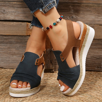 Flat Wedge Orthopedic Fish Mouth Leisure Sandals For Women