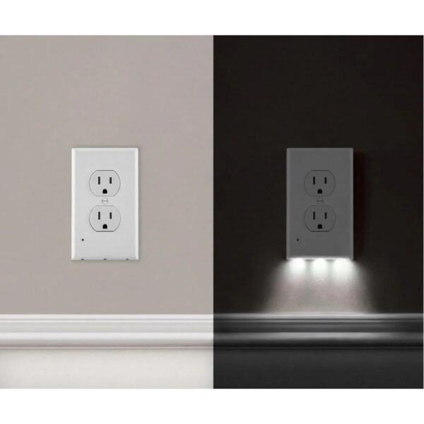 4-Pack: LED Night Light Outlet Cover – Assorted Styles