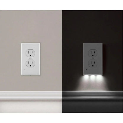 4-Pack: LED Night Light Outlet Cover – Assorted Styles