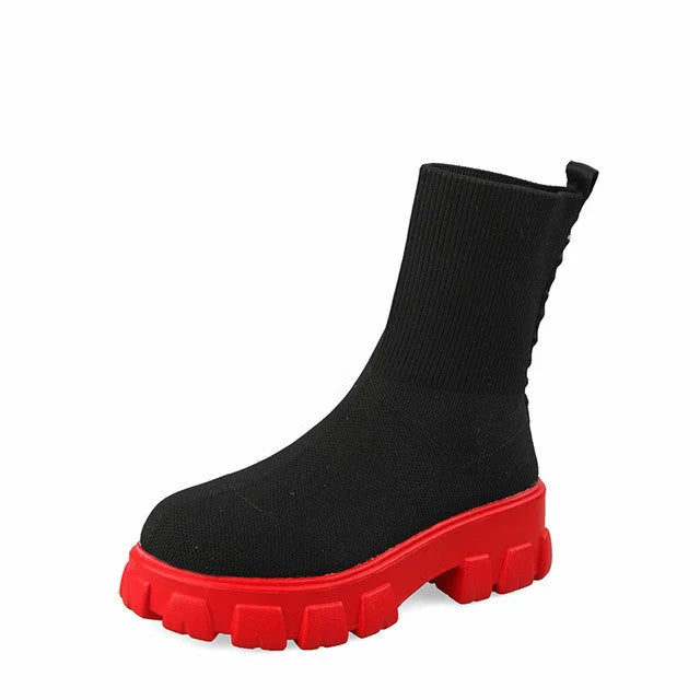 Cozy Cable Knit Ankle Boot Socks