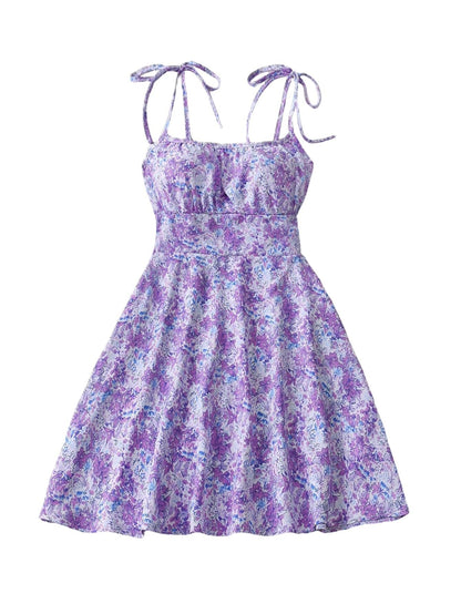 Women's Casual Floral Print A-Line Dress