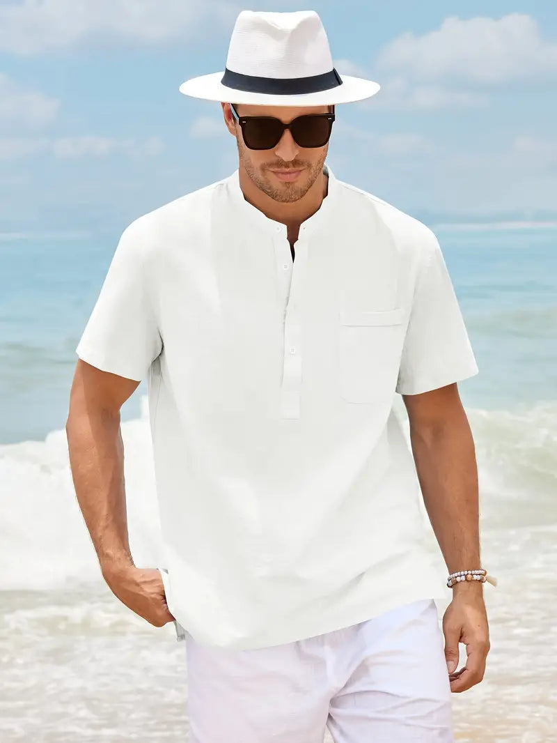 Classic Men's Long Sleeve Dress Shirt