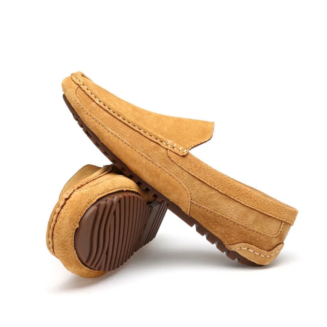 Suede Driving Orthopedic Loafers Men