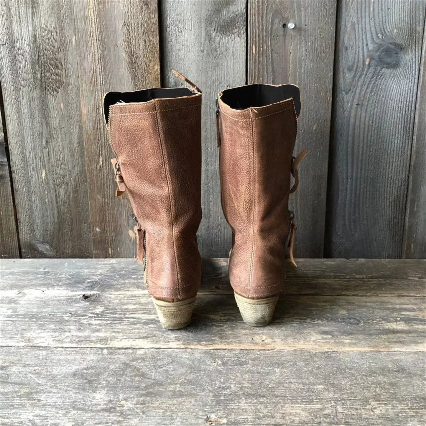 Classic Ankle High Leather Boots