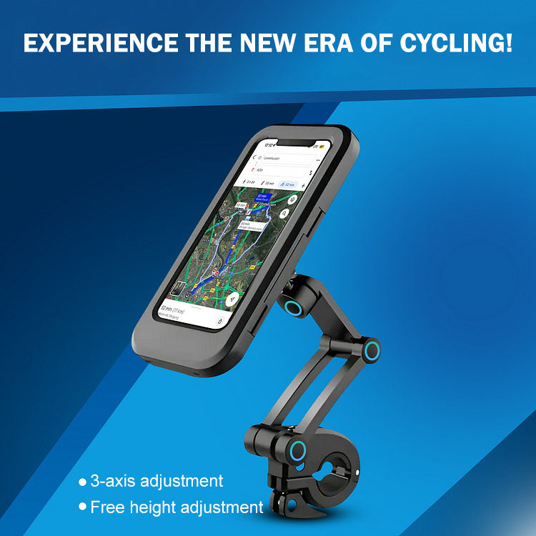 Waterproof Mobile Phone Holder for Bicycles and Motorcycles