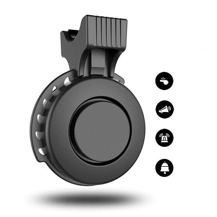 Electric Bike Horn - 4 Sound Modes Rechargeable Waterproof Electronic Bicycle Horn