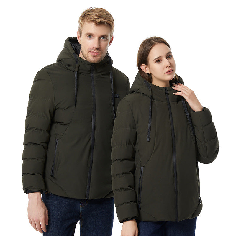 Winter Heated Jackets SmartHeating Cotton Codts HedtedHooded Jackets for Men