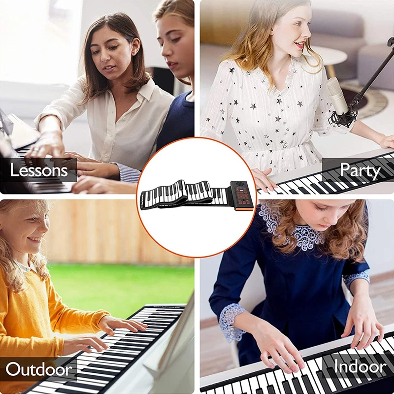88 keys Hand Roll Portable Piano