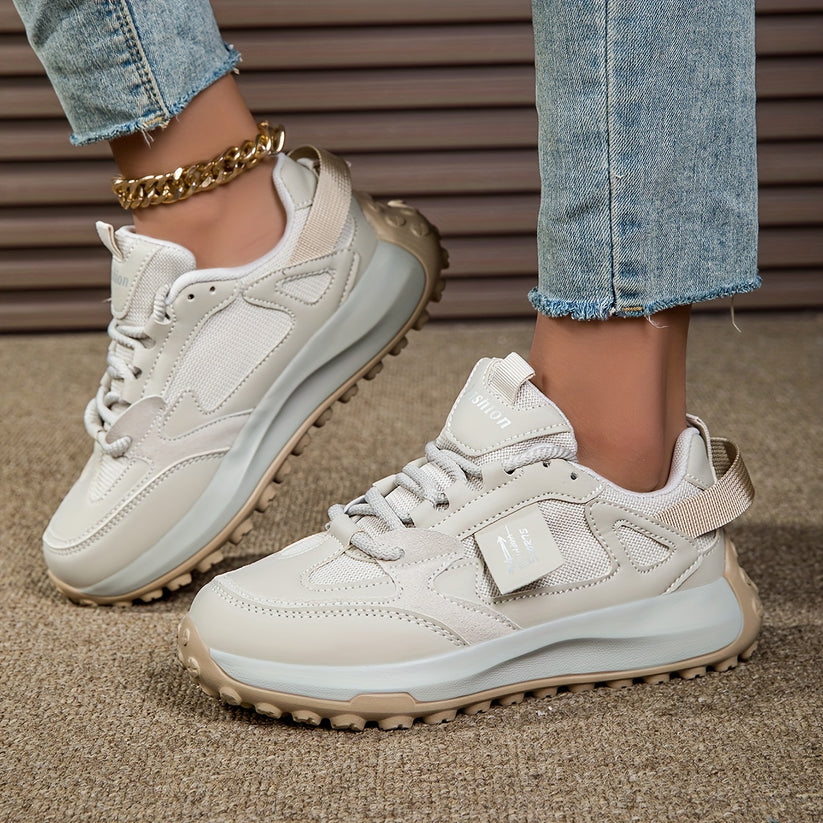 Ergonomic Lace-up Shoes for Women with Soft Sole